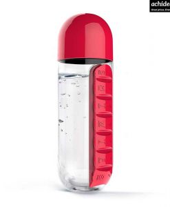 Pill Box Organizer Water Bottle